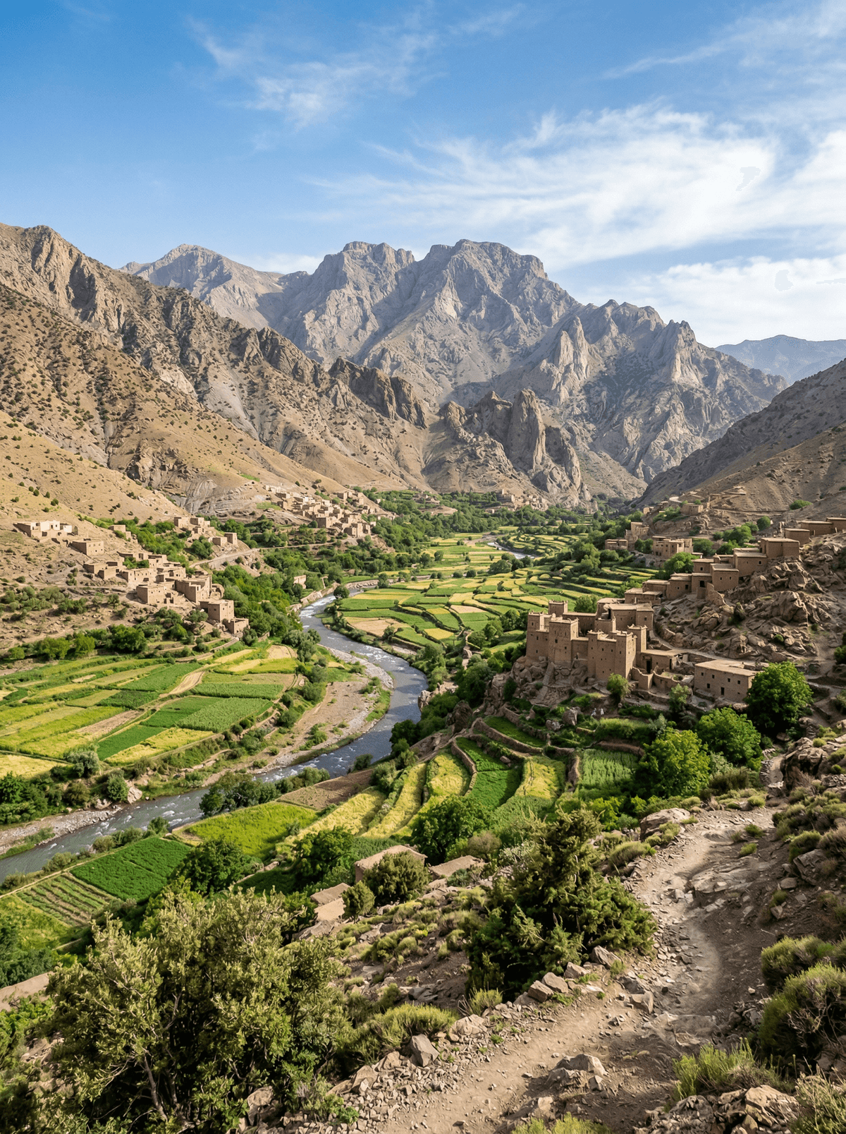 Aït Bouguemez Valley, Morocco