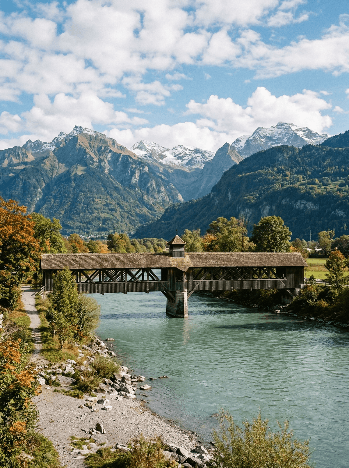 Alte Rheinbrücke, Liechtenstein