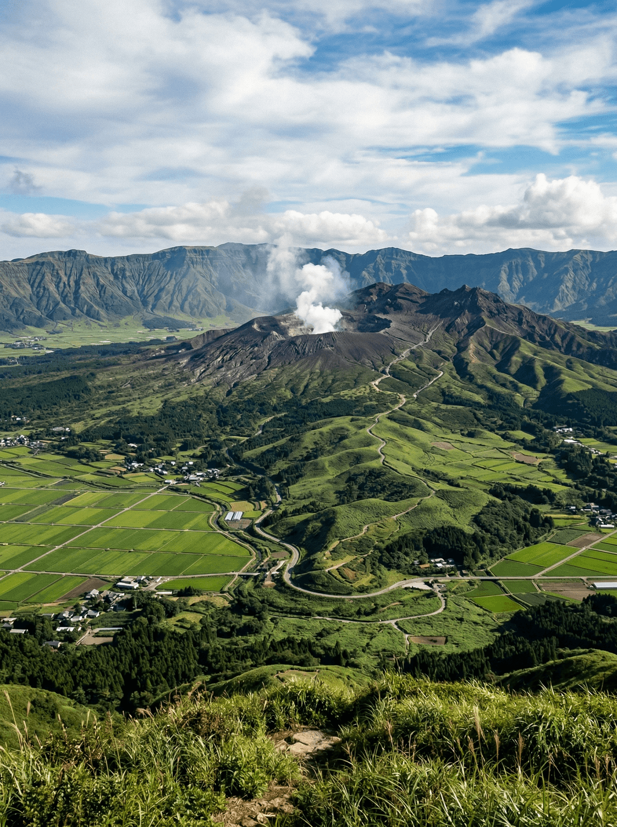 Aso Caldera, Japan