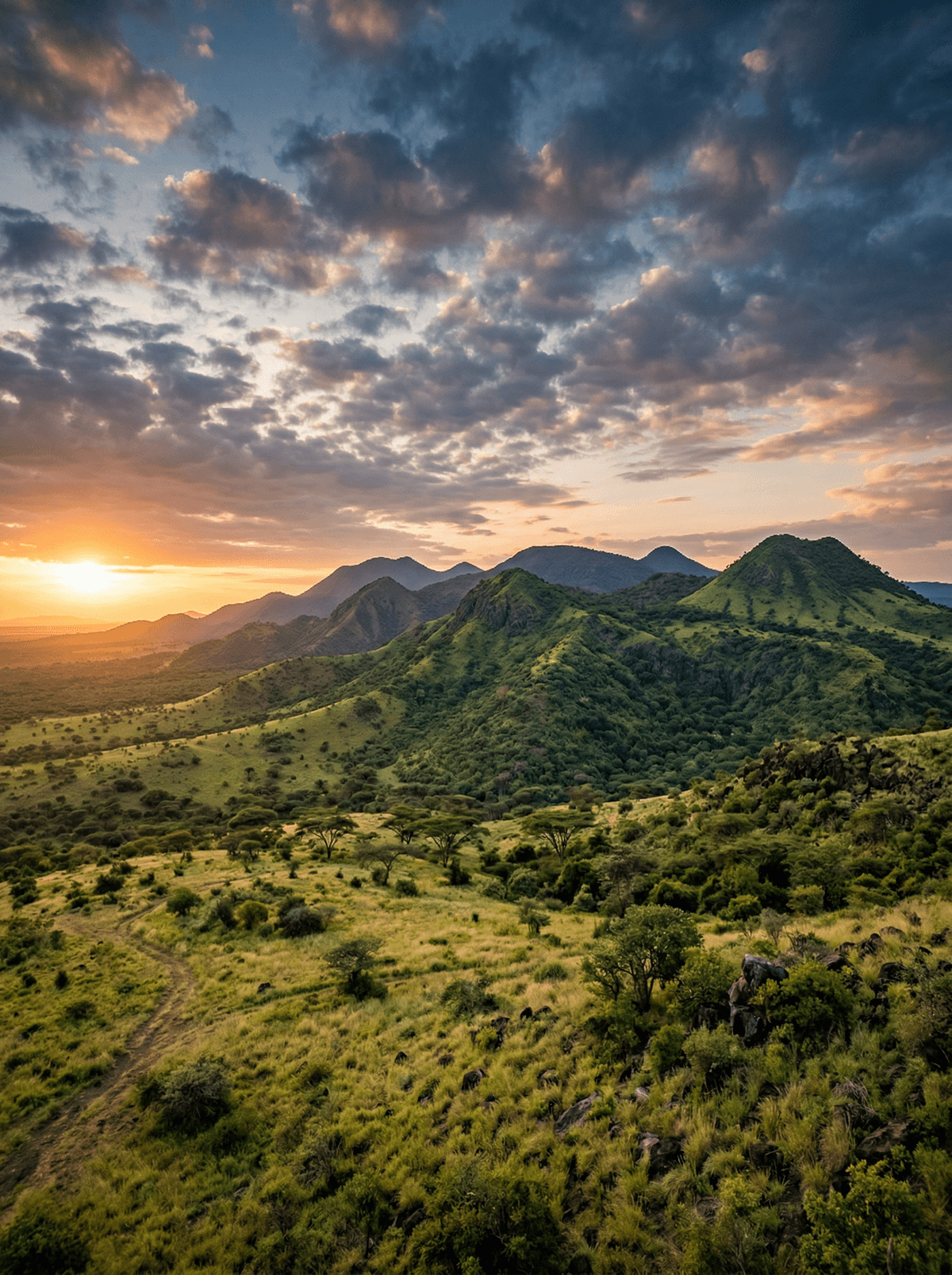 Chyulu Hills, Kenya