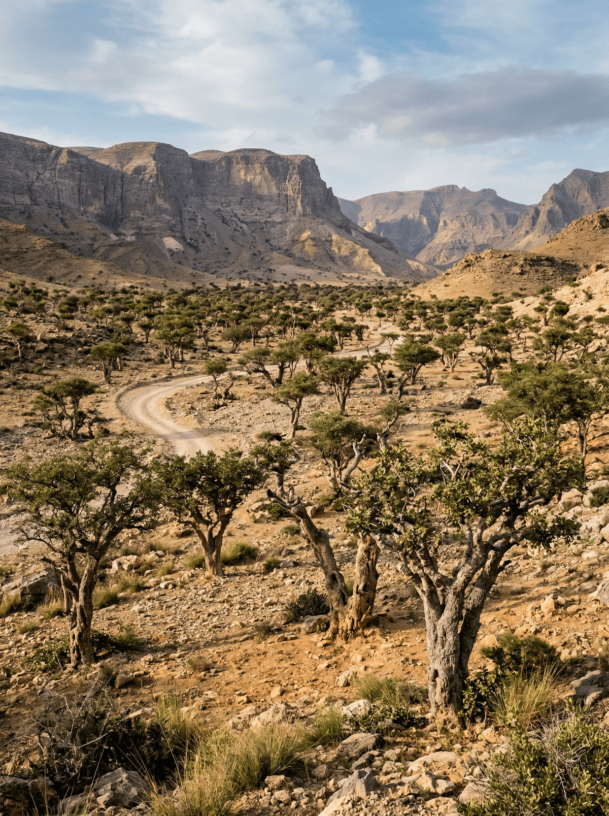 Dhofar Frankincense Groves, Oman