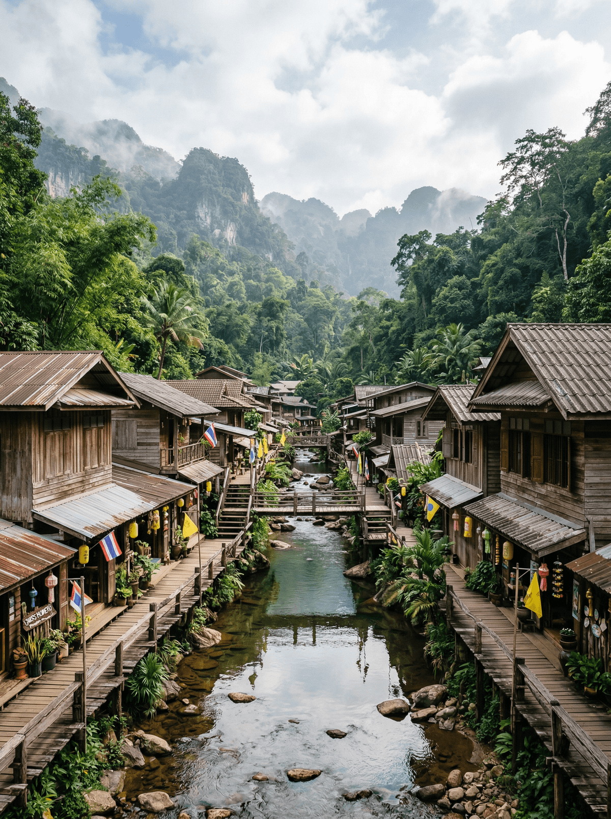 E-Thong Village, Thailand