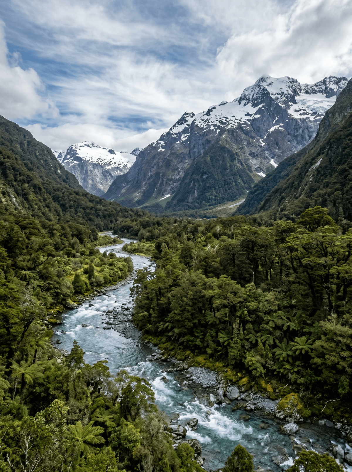 Hollyford Valley, New Zealand