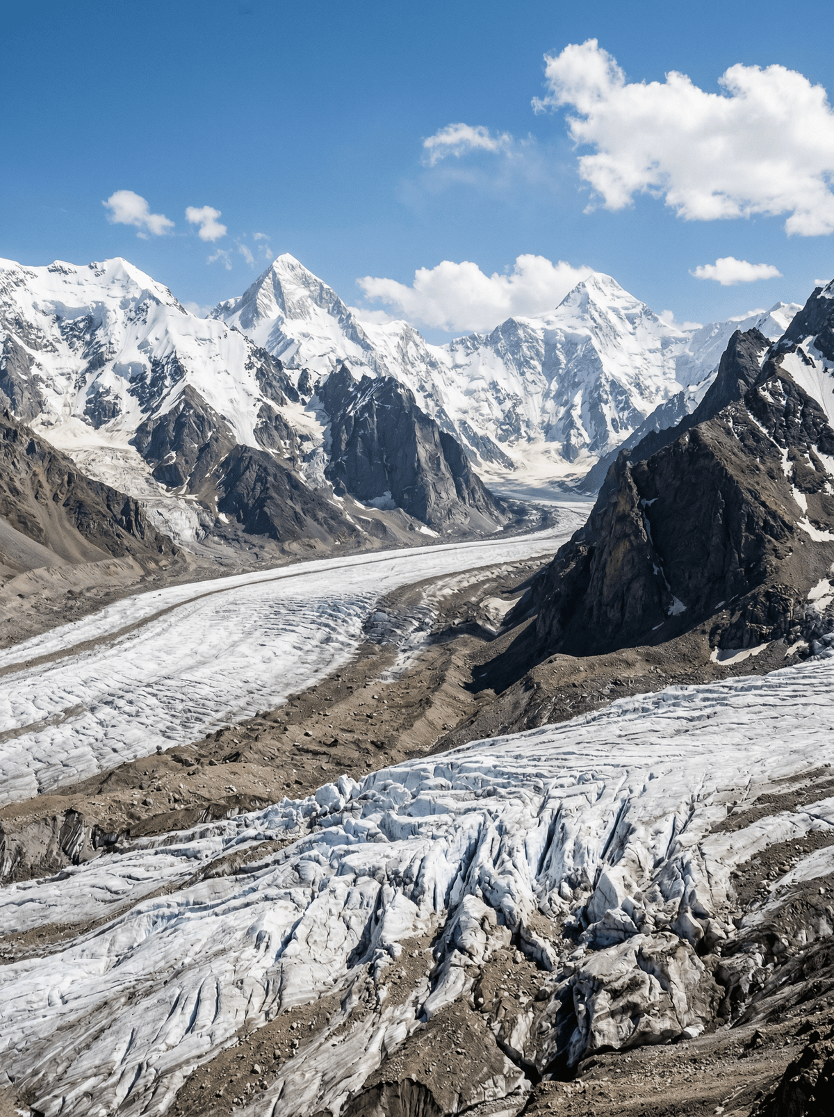 Inylchek Glacier, Kyrgyzstan
