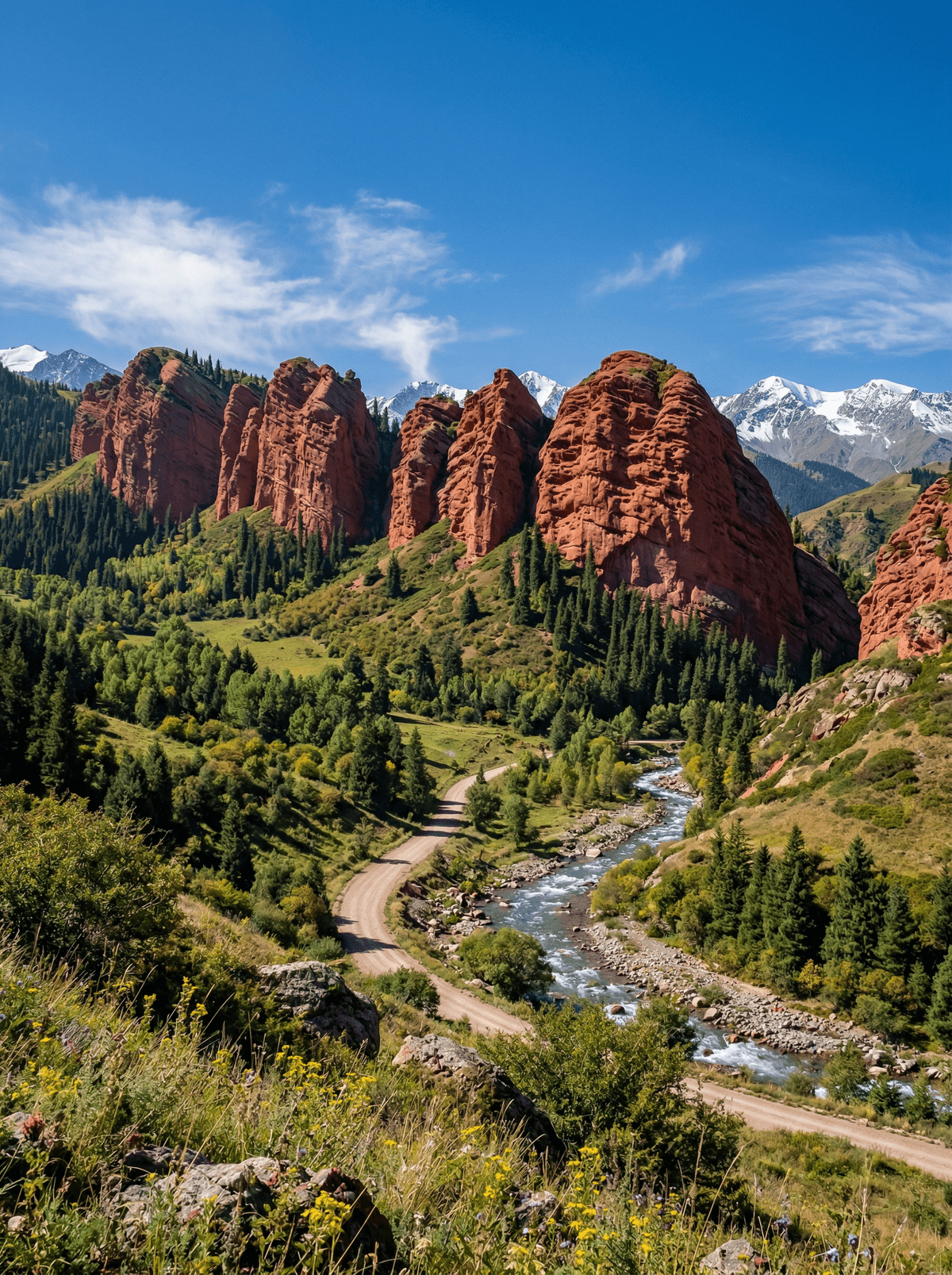 Jeti-Ögüz, Kyrgyzstan