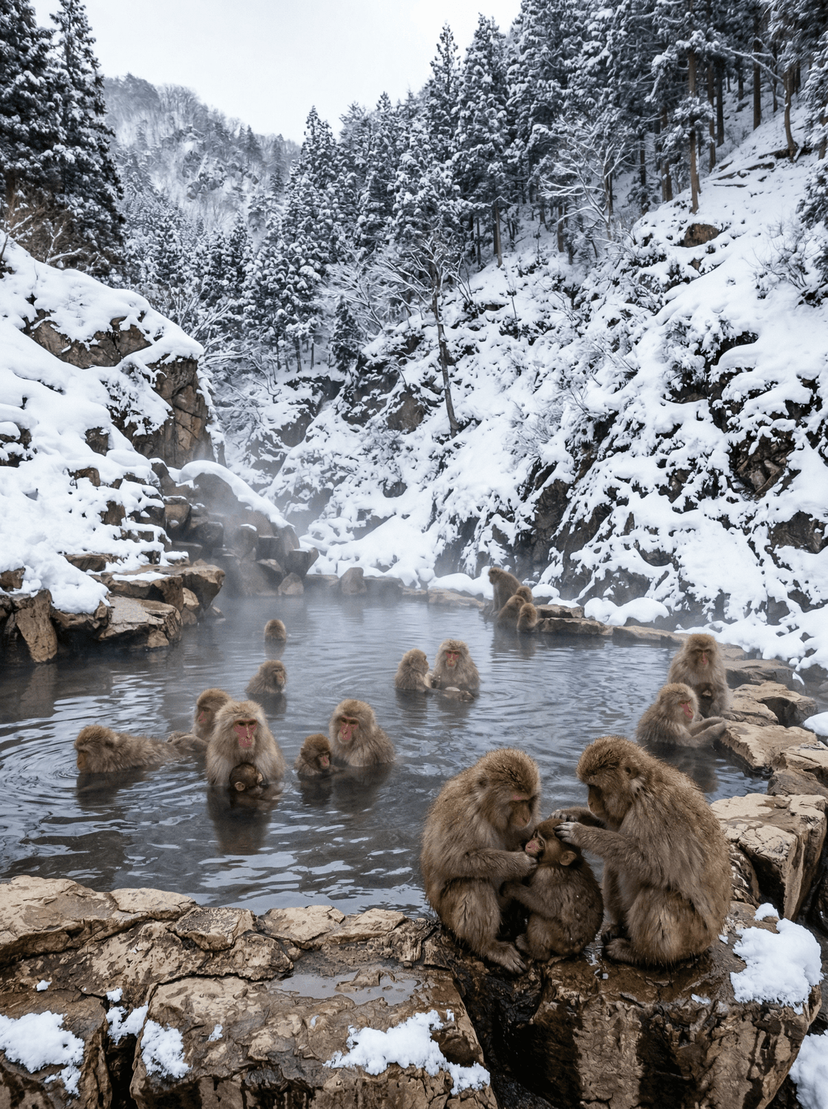 Jigokudani Monkey Park, Japan