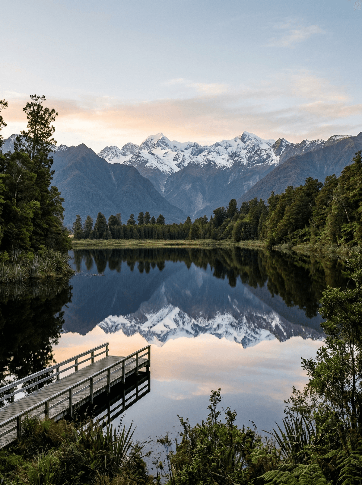 Lake Matheson, New Zealand