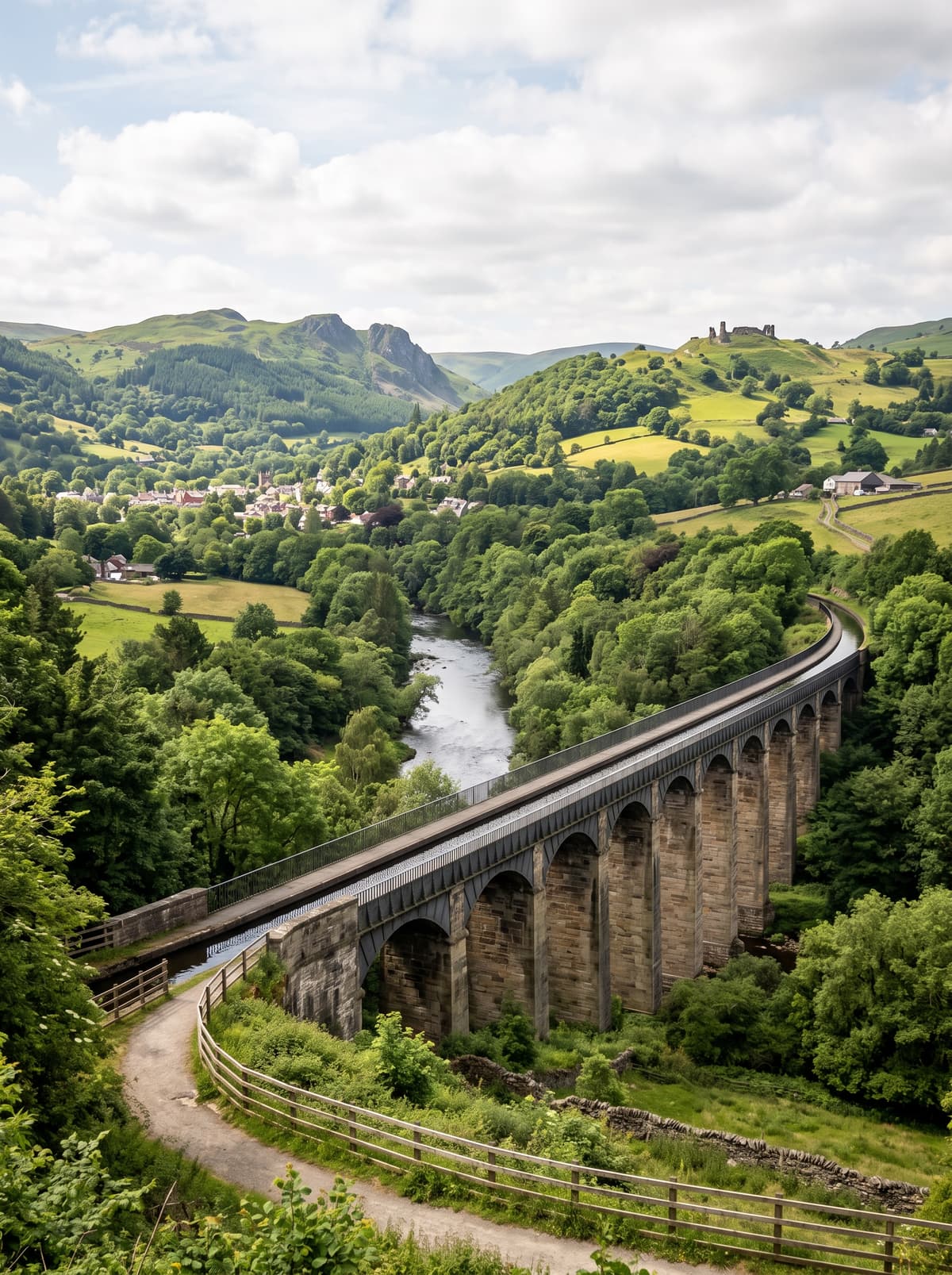 Llangollen and Pontcysyllte, Wales
