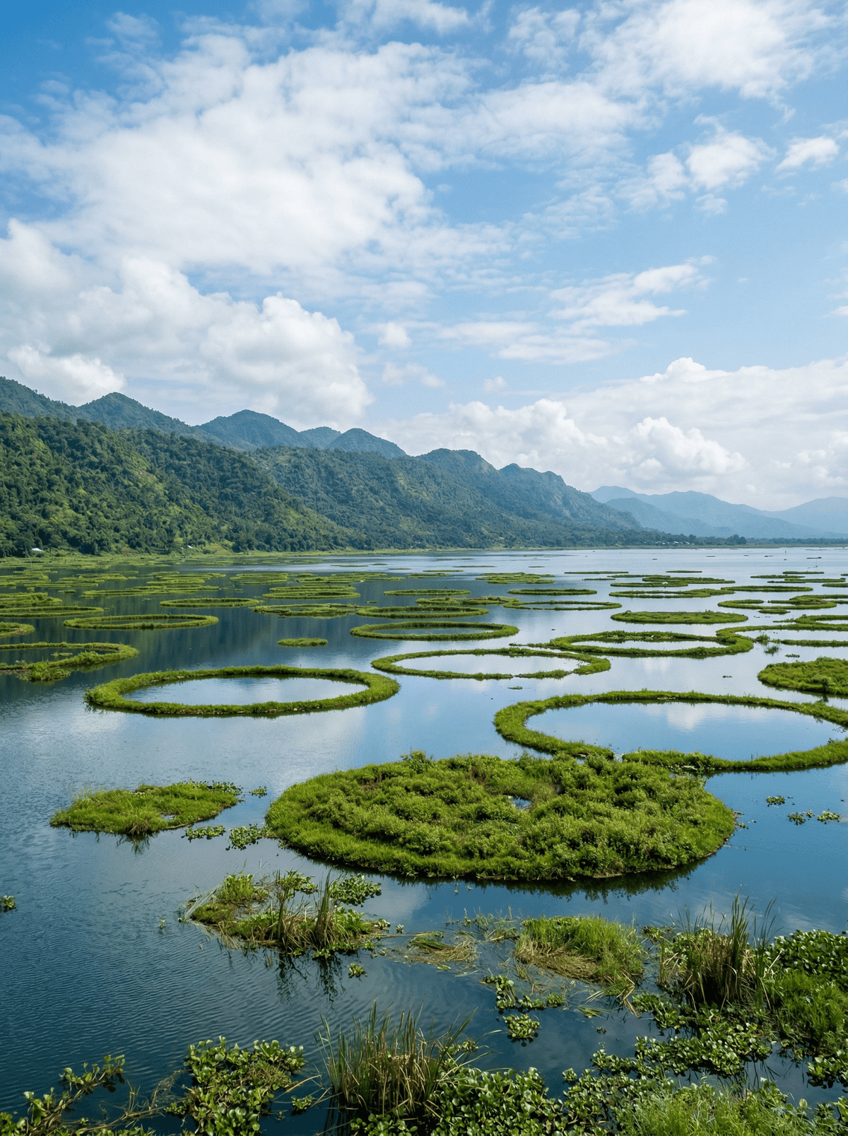 Loktak Lake, India