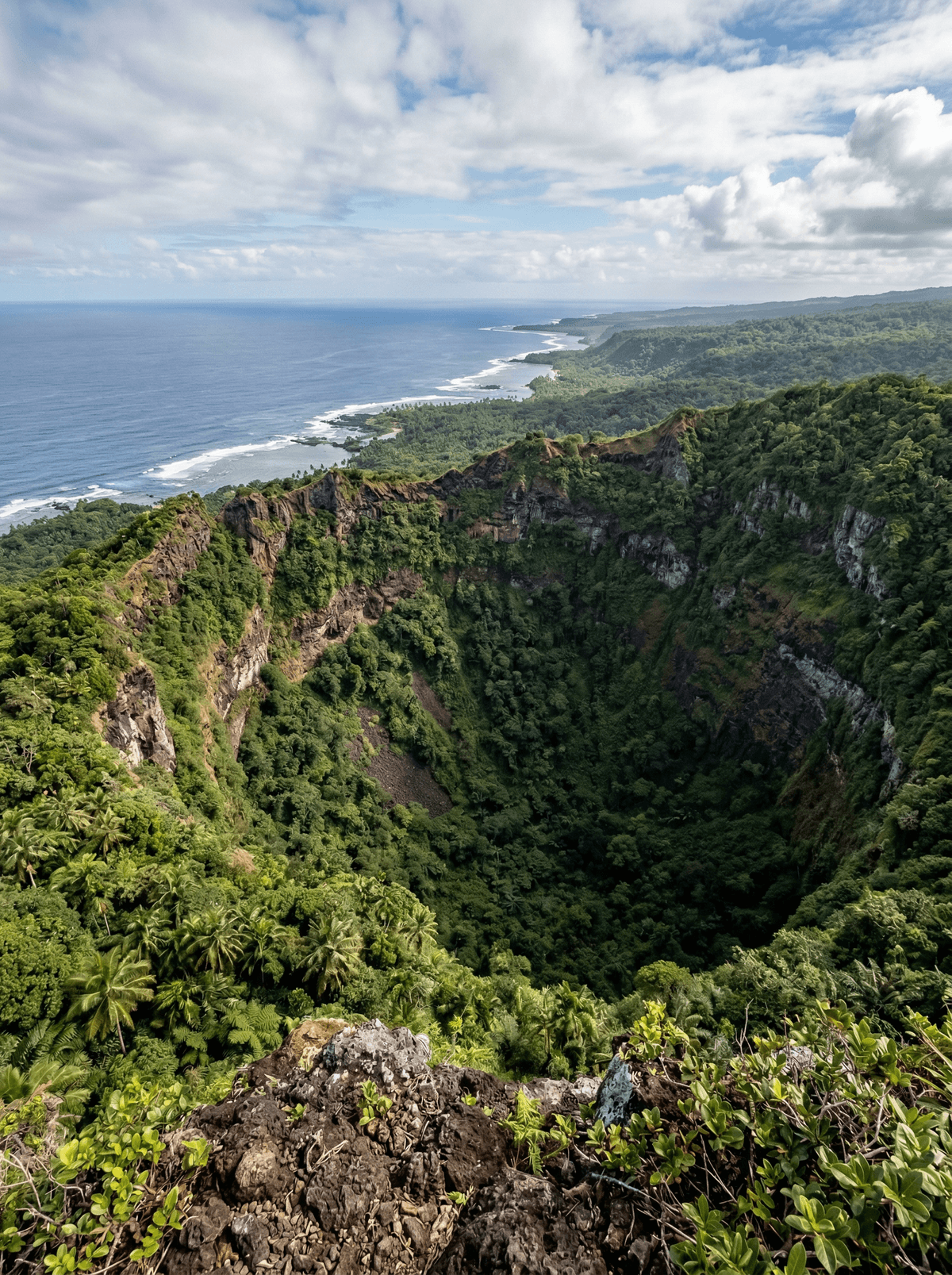 Matavanu Crater, Samoa