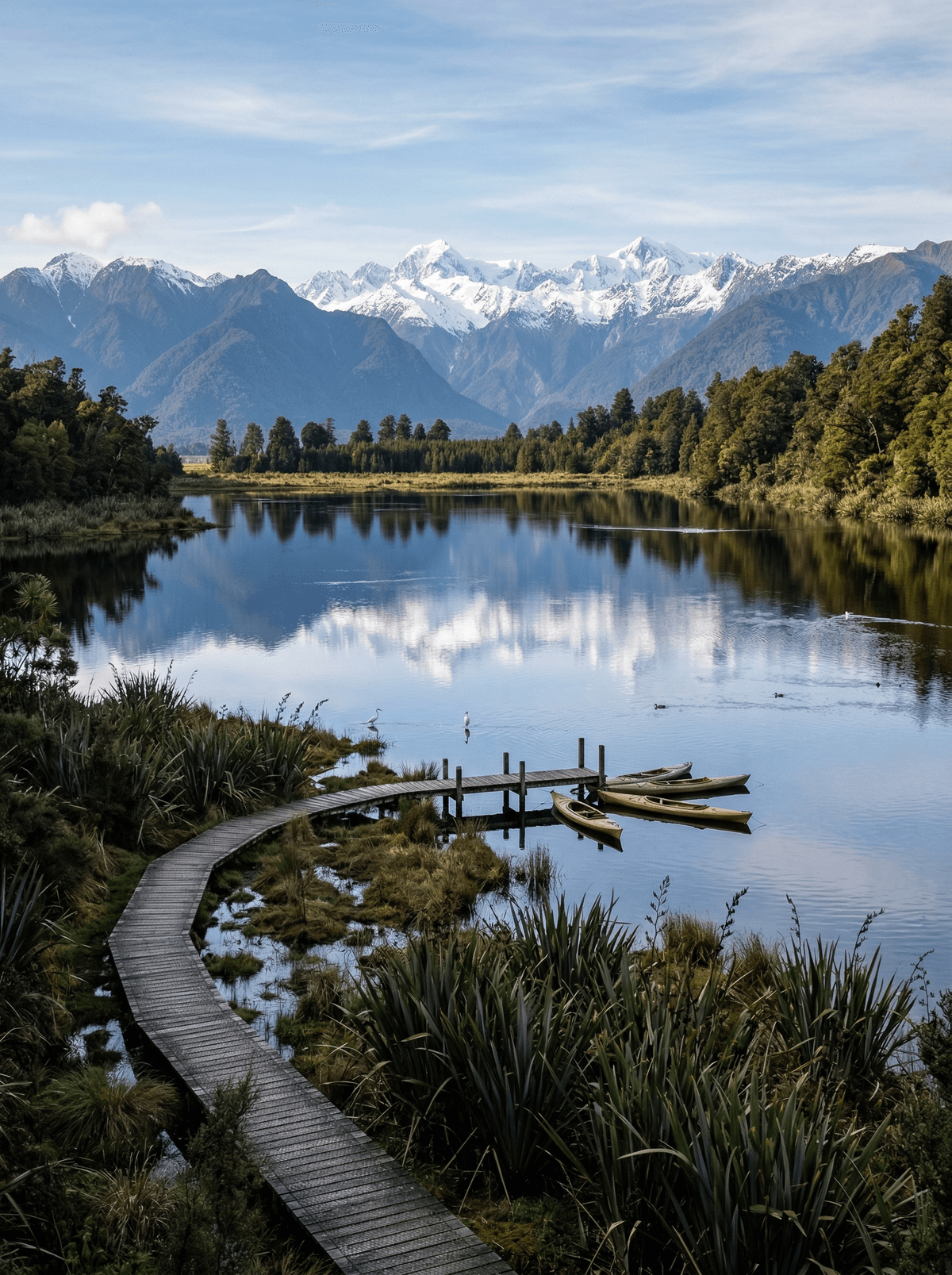 Okarito Lagoon, New Zealand