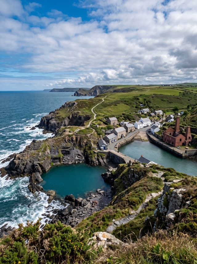 Porthgain and the Blue Lagoon