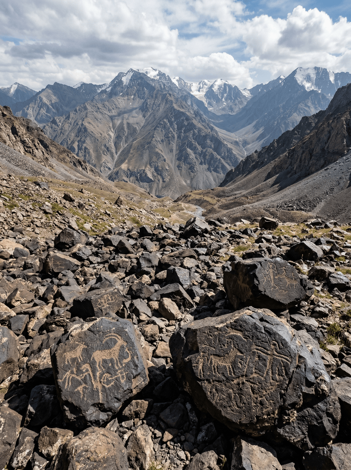 Saimaluu-Tash, Kyrgyzstan