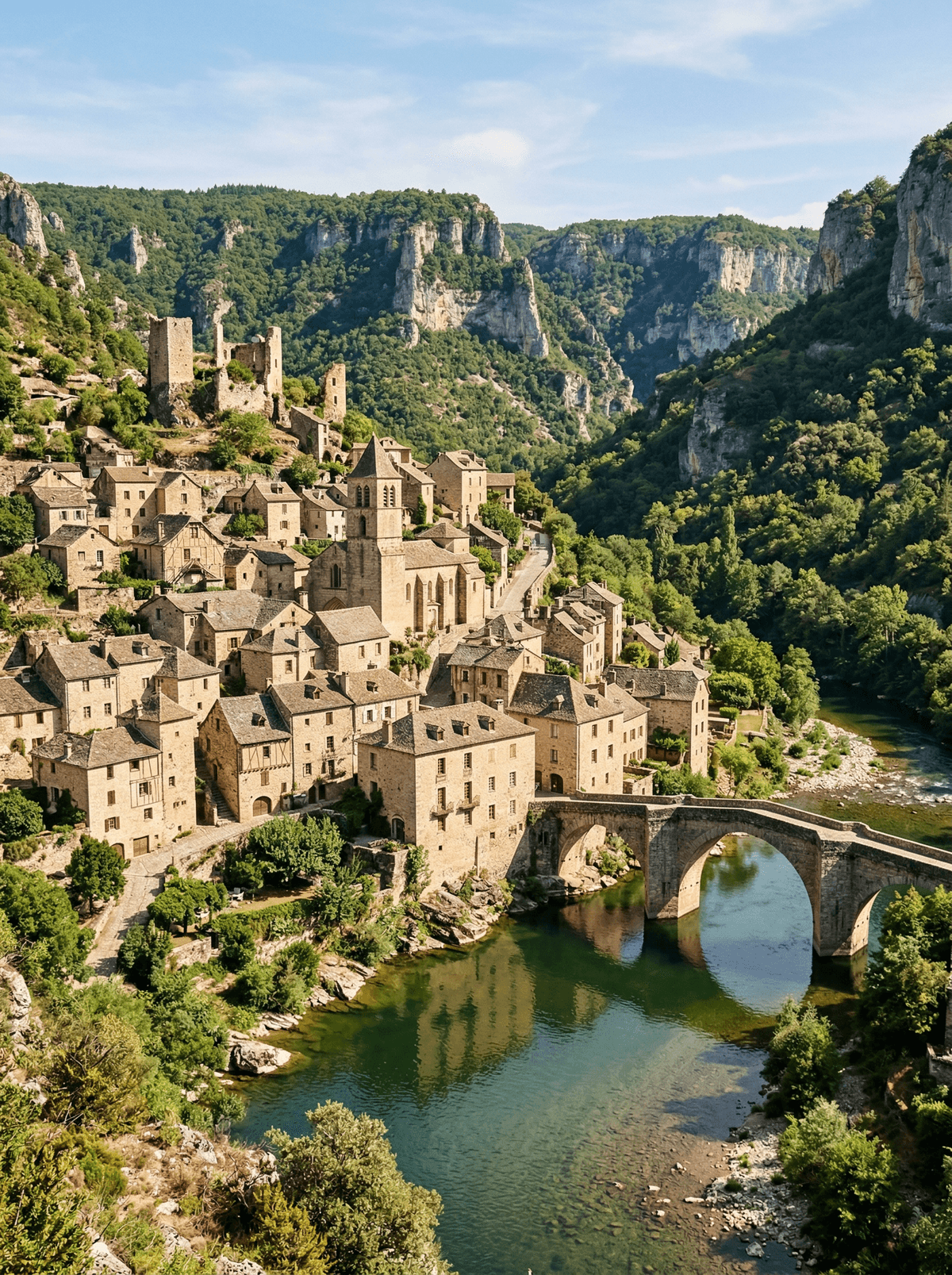Sainte-Enimie, France