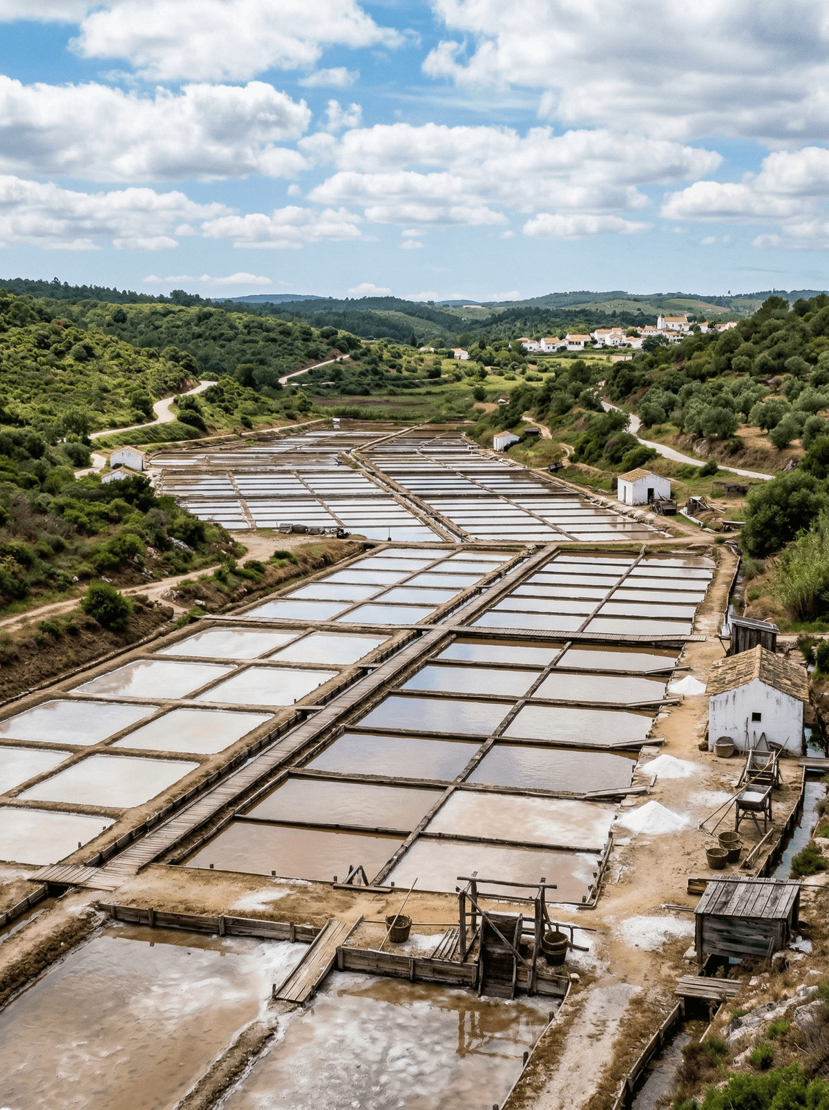 Salinas de Rio Maior, Portugal
