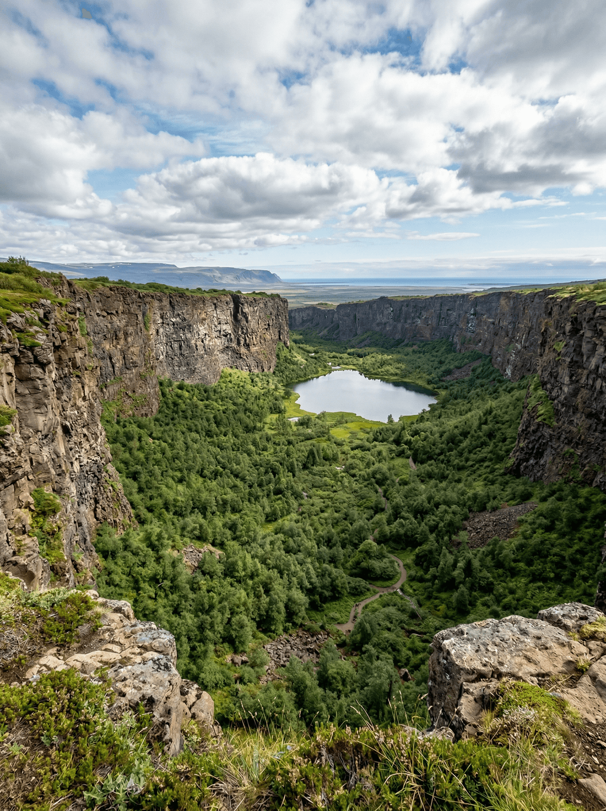 Ásbyrgi Canyon, Iceland