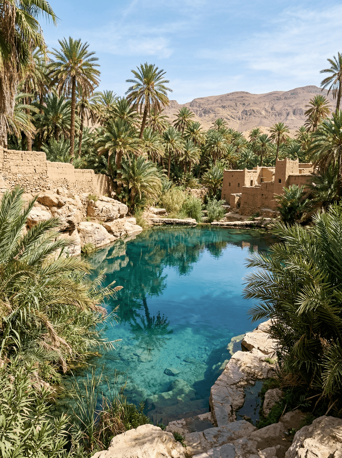 Source Bleue de Meski, Morocco