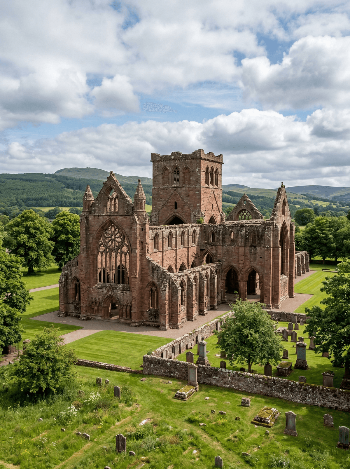 Sweetheart Abbey, Scotland