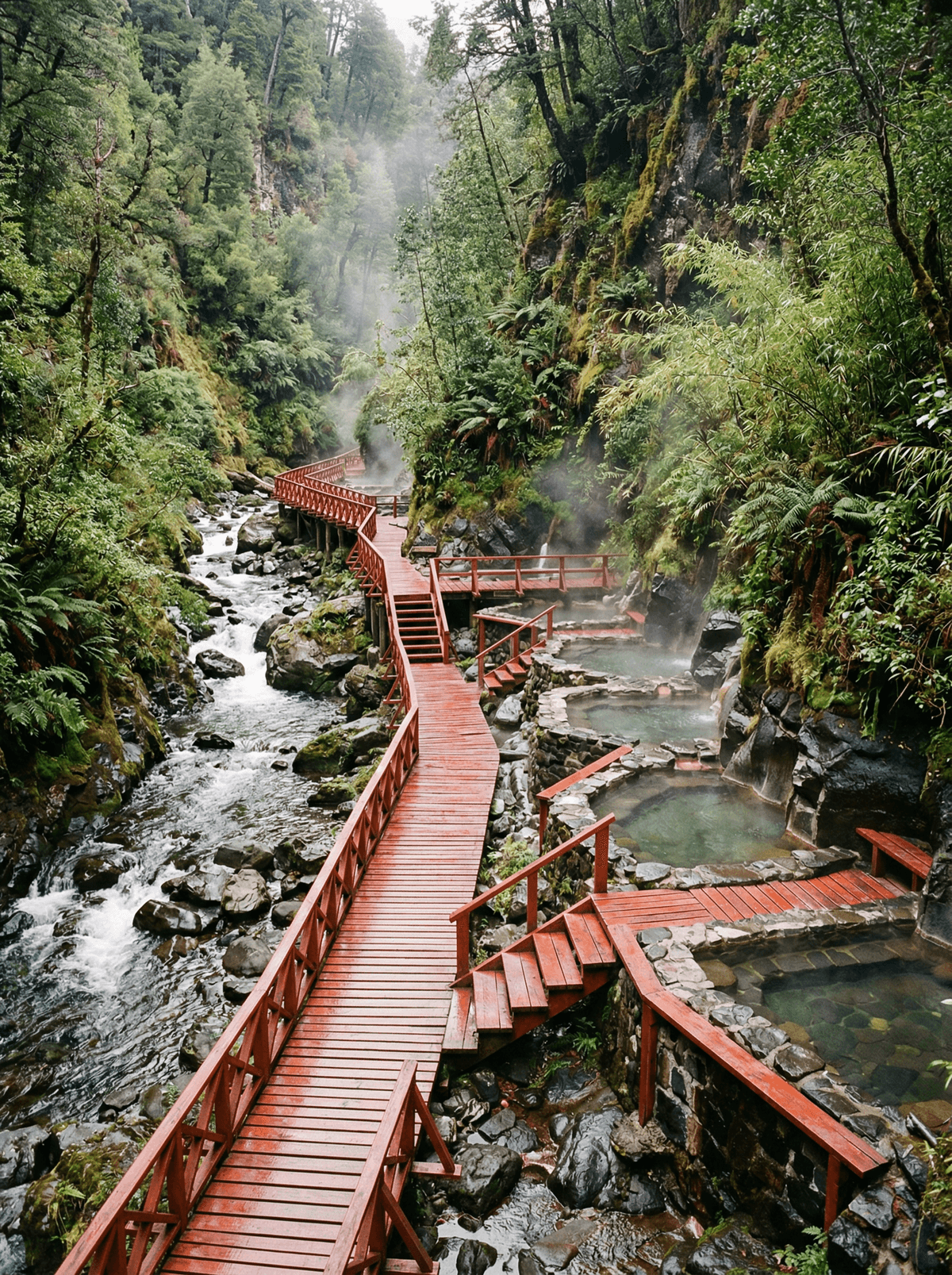 Termas Geométricas, Chile