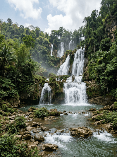 Thi Lo Su Waterfall