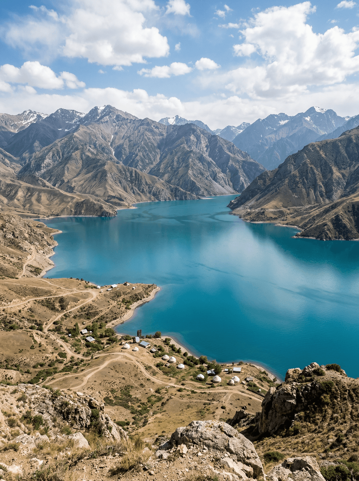 Toktogul Reservoir, Kyrgyzstan
