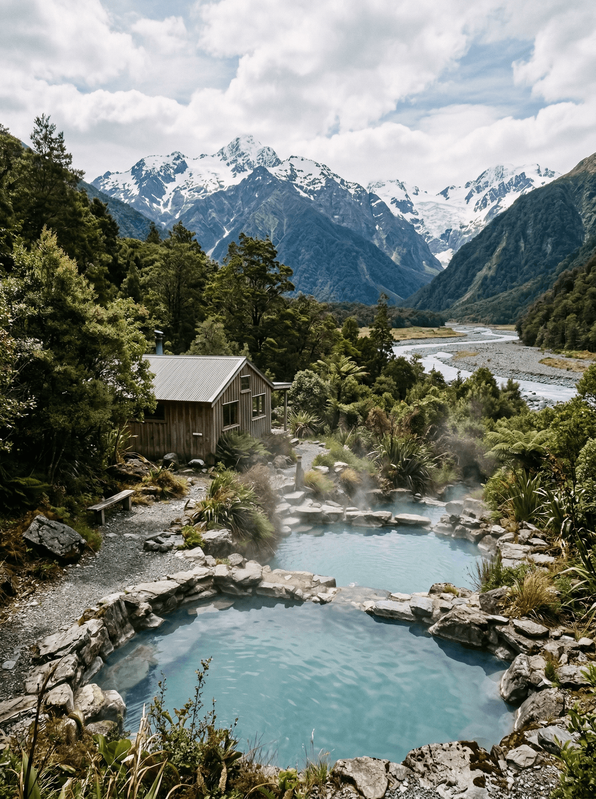 Welcome Flat Hot Springs, New Zealand