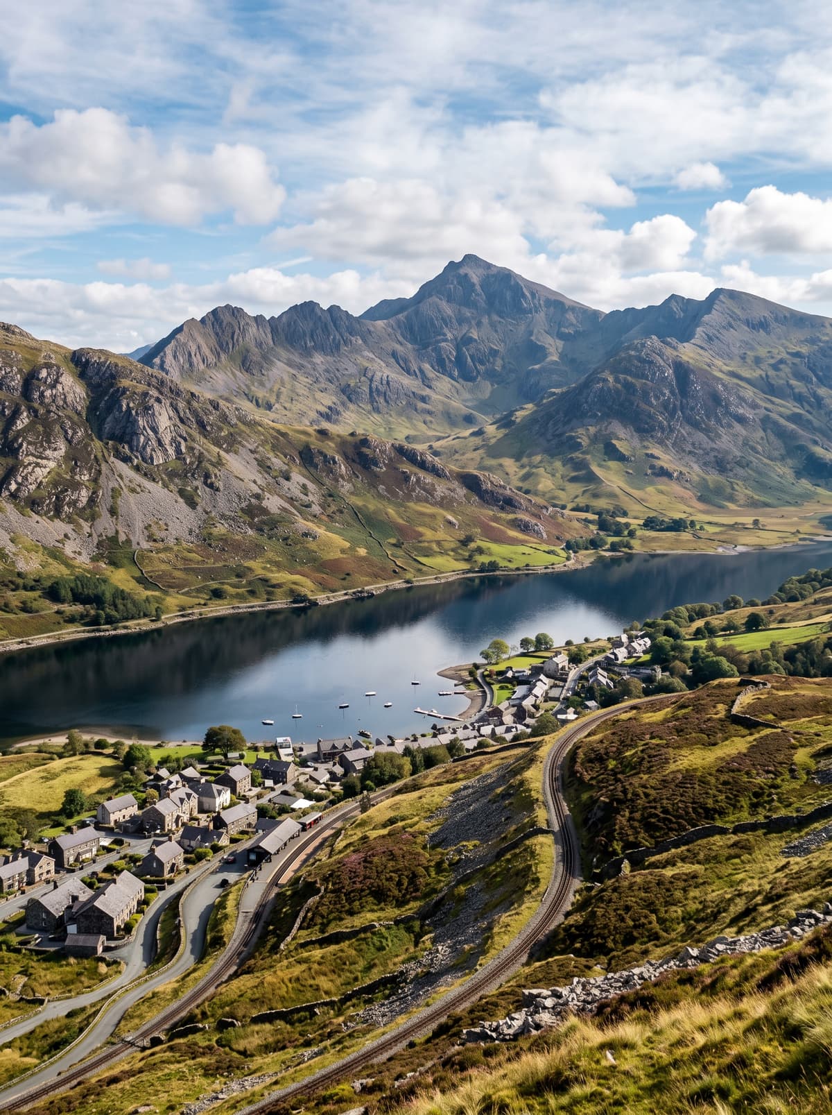 Yr Wyddfa and Llanberis, Wales