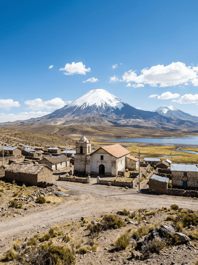Parque Nacional Lauca (Parinacota Village)